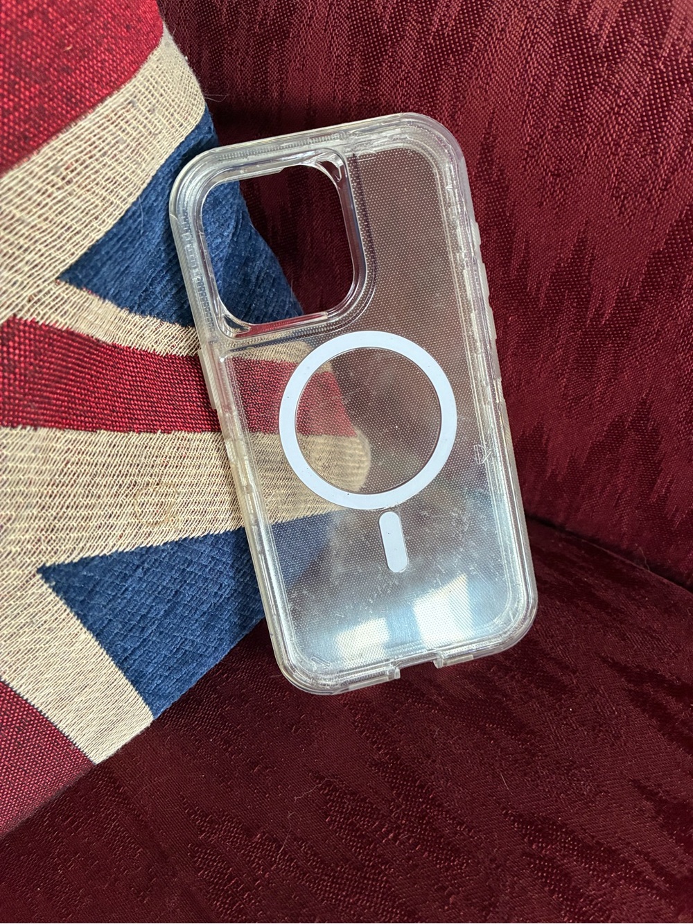 Clear MagSafe-Compatible Protective Phone Case - Transparent